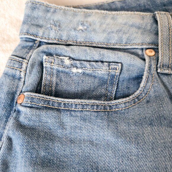 PAIGE Leenah Wide Leg Jean distressed, size 29 - Picture 3 of 16